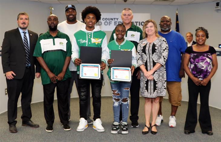 Board recognizes students for achievements